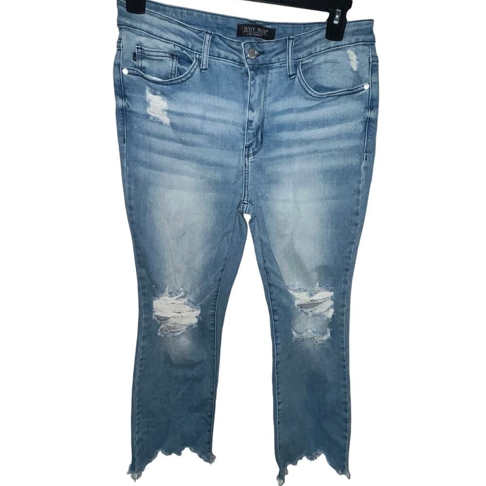 NWOT Judy Blue Straight Crop Jeans – Size 11/30